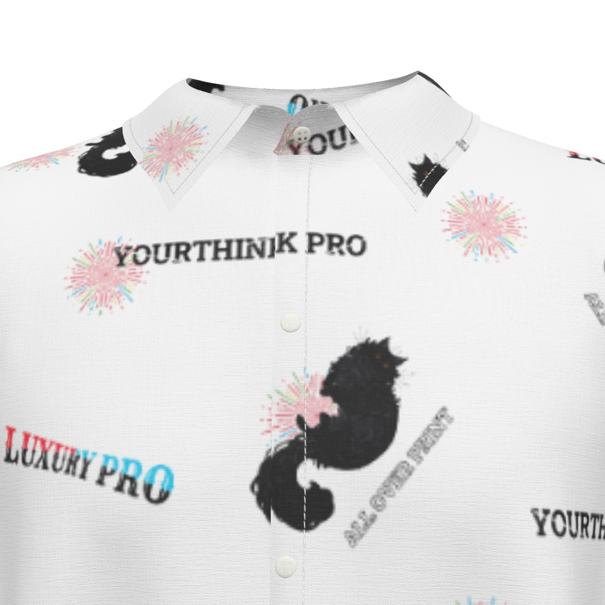 Men's Imitation Silk Short-Sleeved Shirt