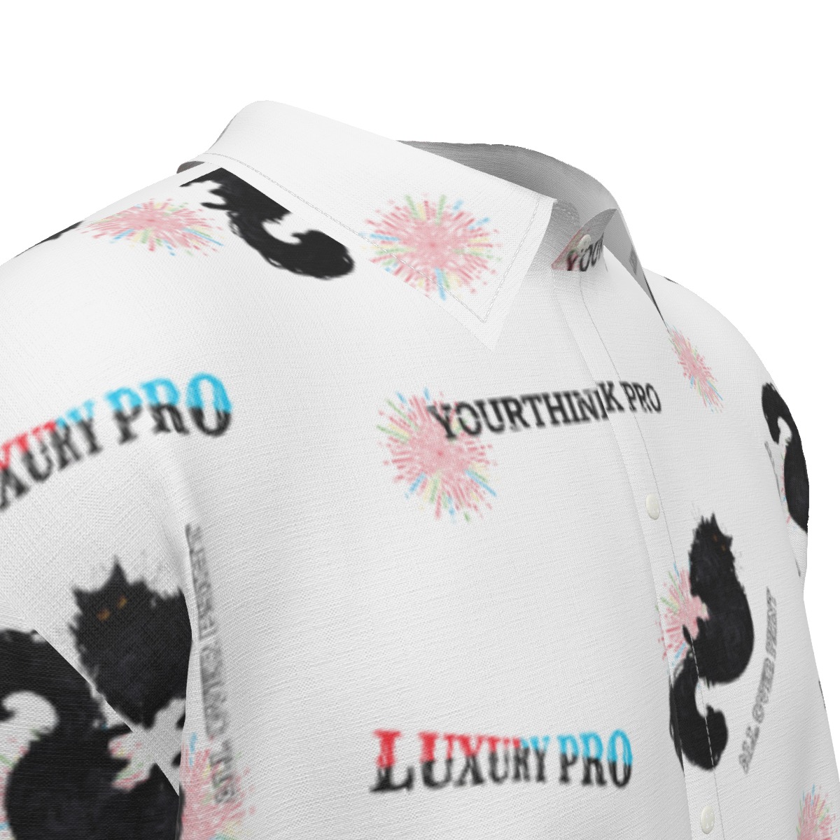 Men's Imitation Silk Short-Sleeved Shirt