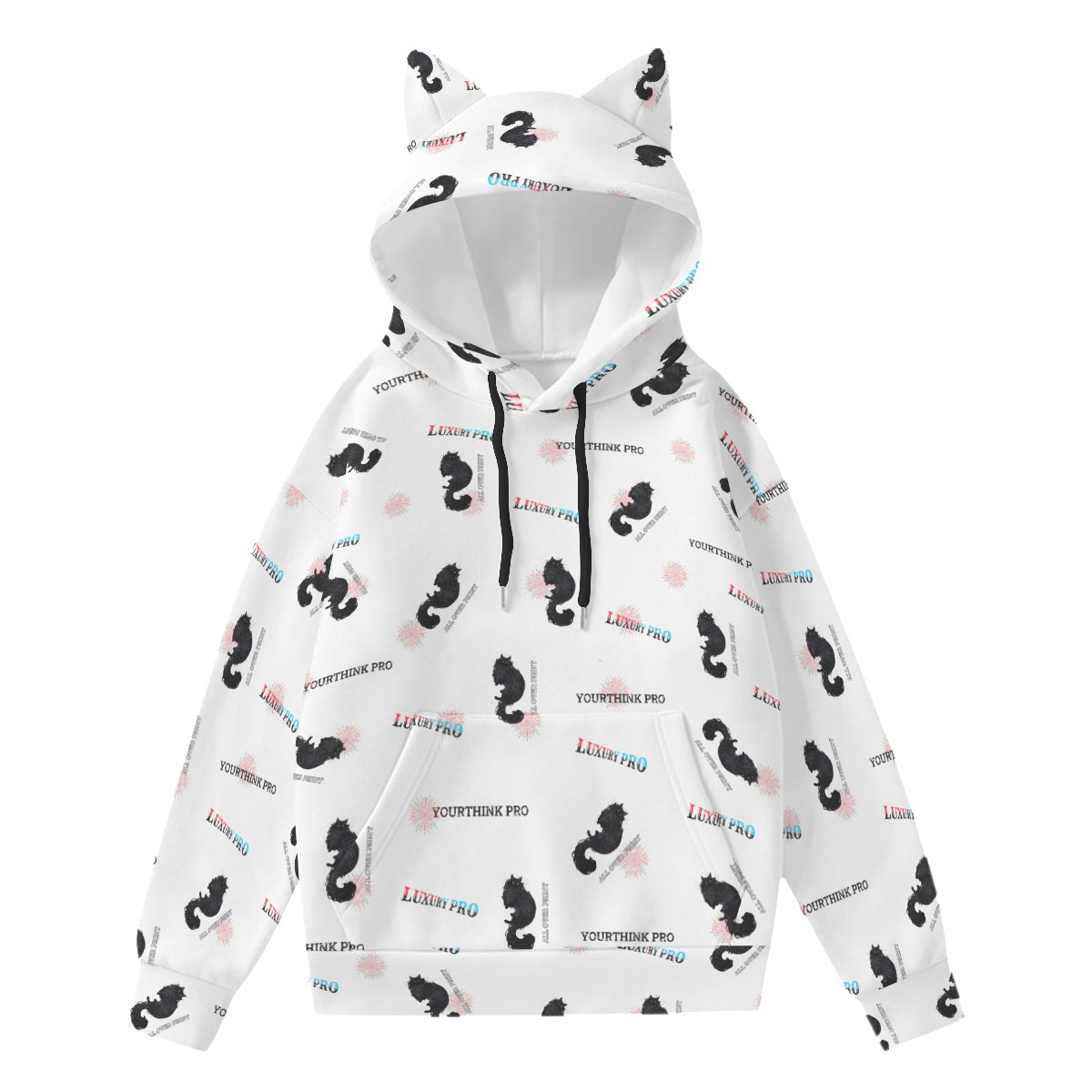 Women’s Hoodie With Decorative Ears