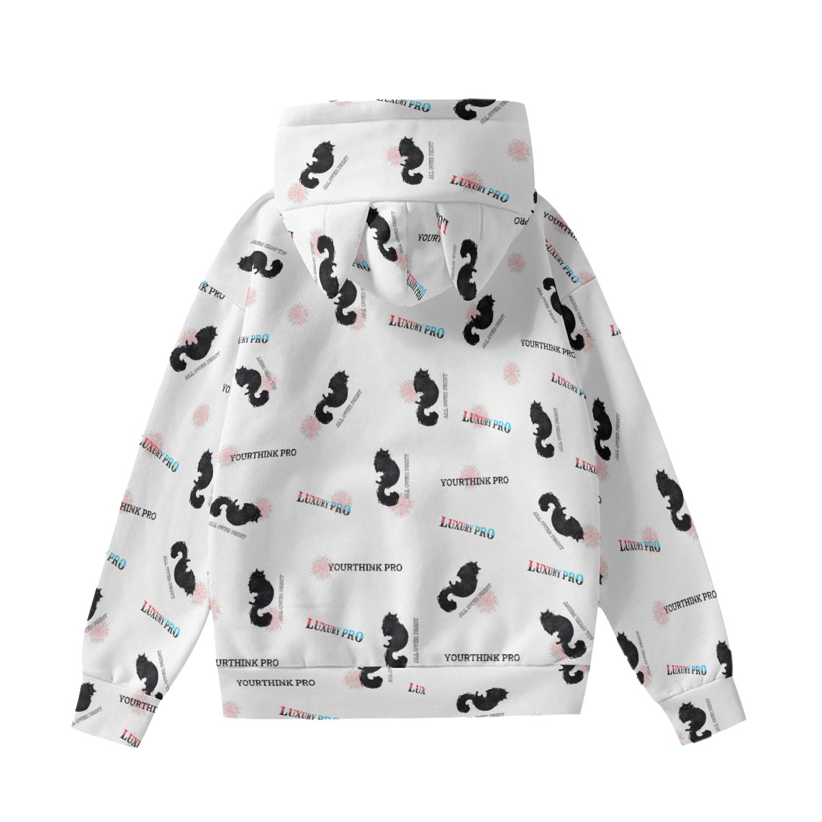 Women’s Hoodie With Decorative Ears