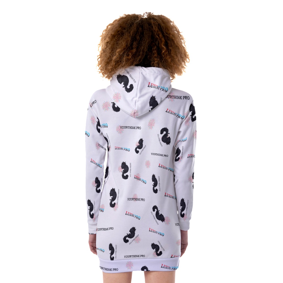 Women's Heavy Fleece Long Hoodie