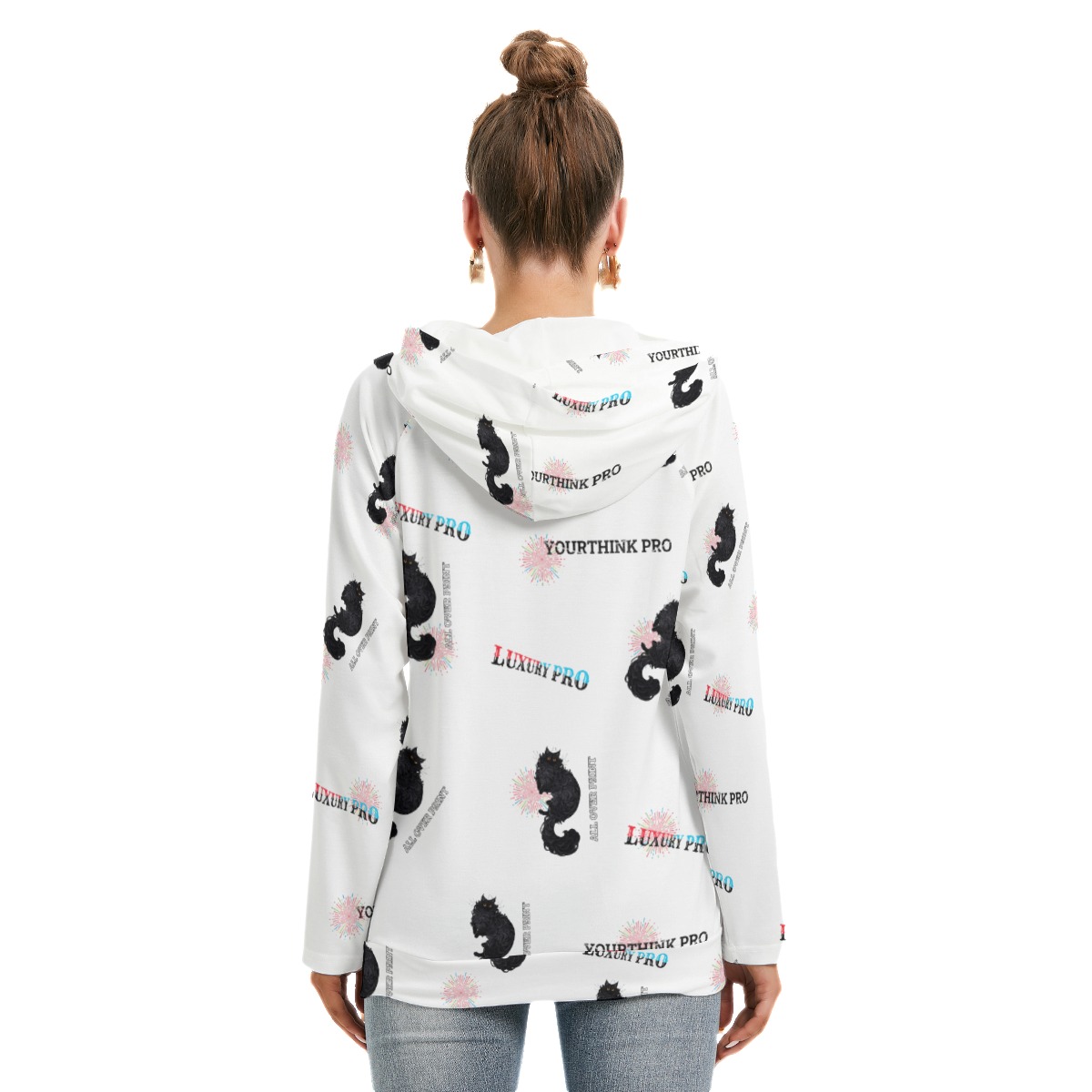 Women's Hoodie With Double Hood