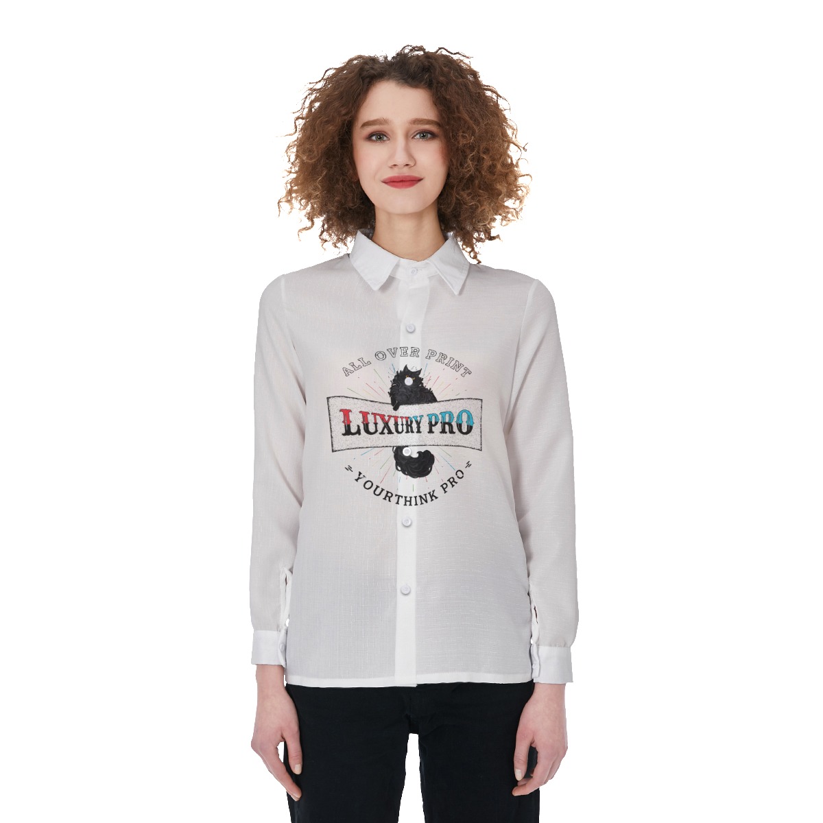 Women's Elastic-Back Shirt