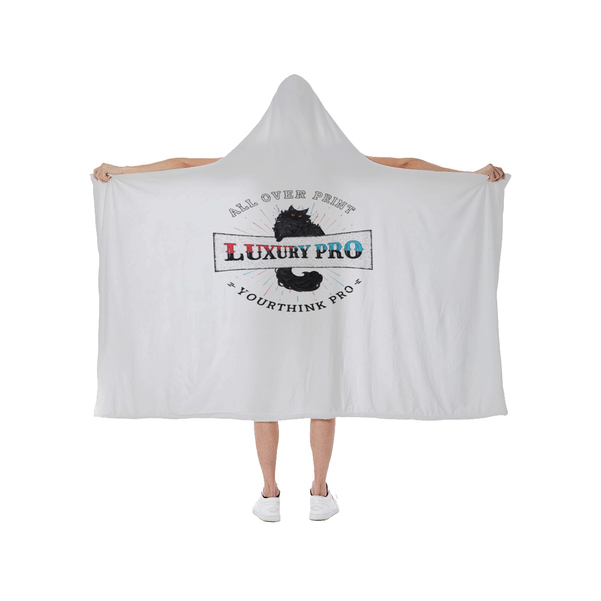 Hooded blanket With Soft Fleece Lining