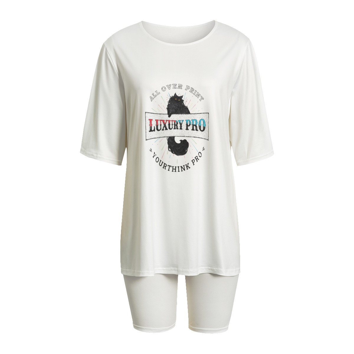 Women's T-shirt Sets With Short Sleeve