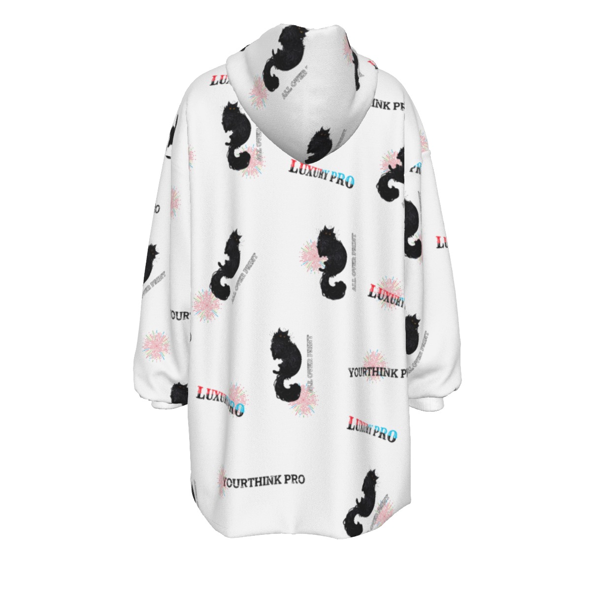 Women's Sherpa Fleece Hoodie Blanket