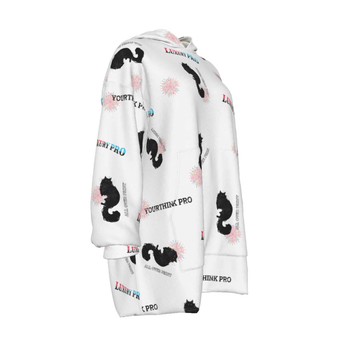 Women's Sherpa Fleece Hoodie Blanket