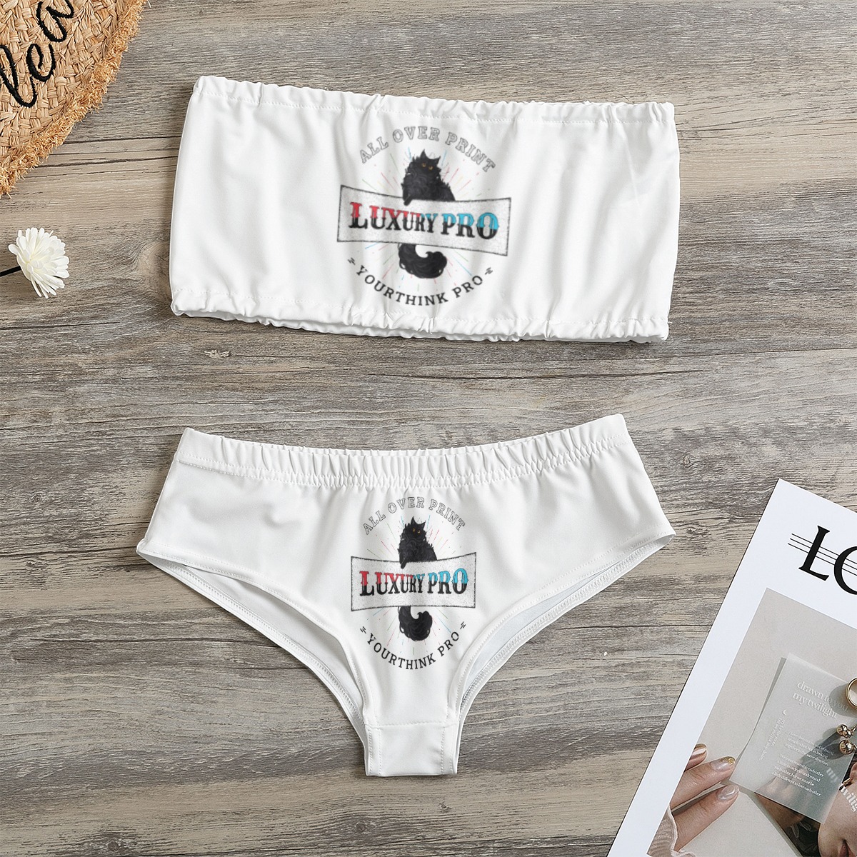 Women's Strapless Bikini Swimsuit