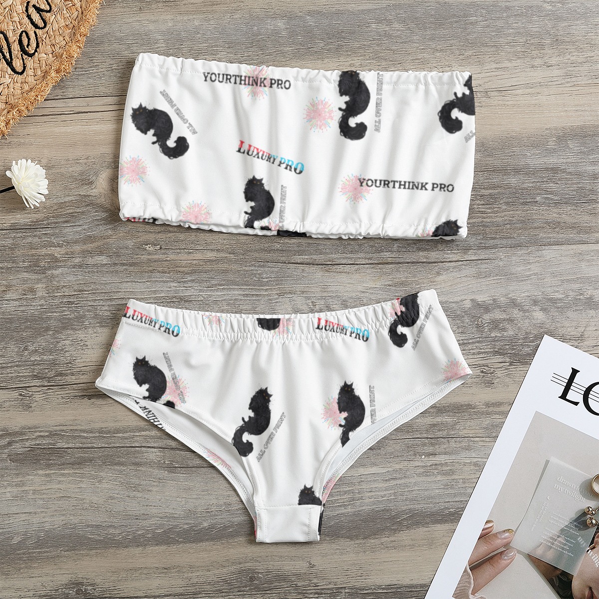 Women's Strapless Bikini Swimsuit