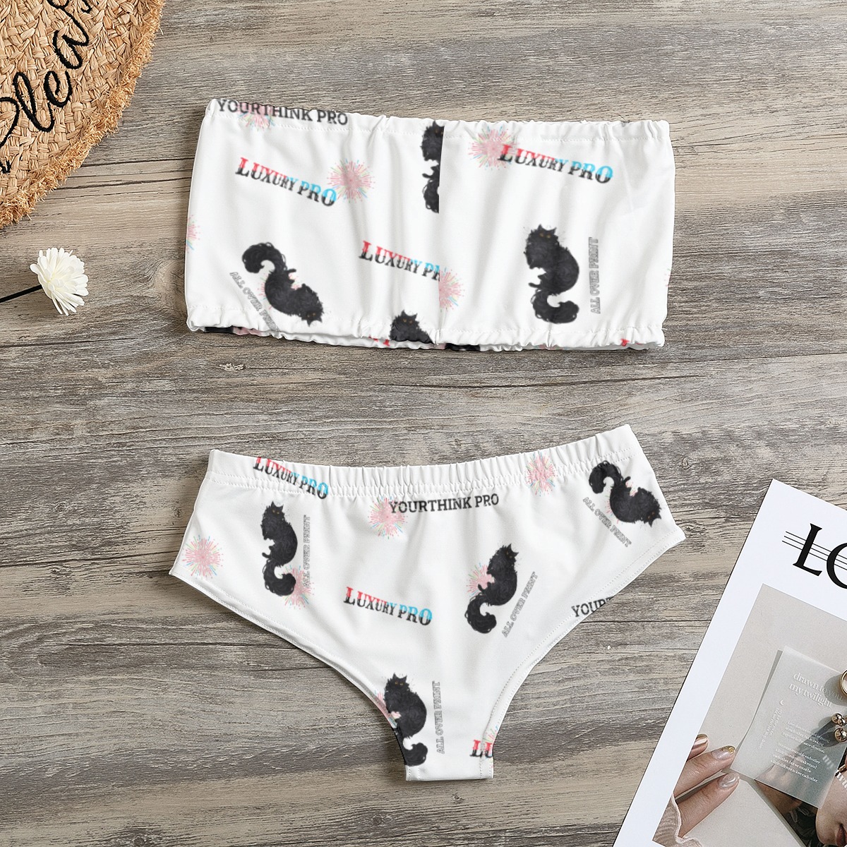 Women's Strapless Bikini Swimsuit