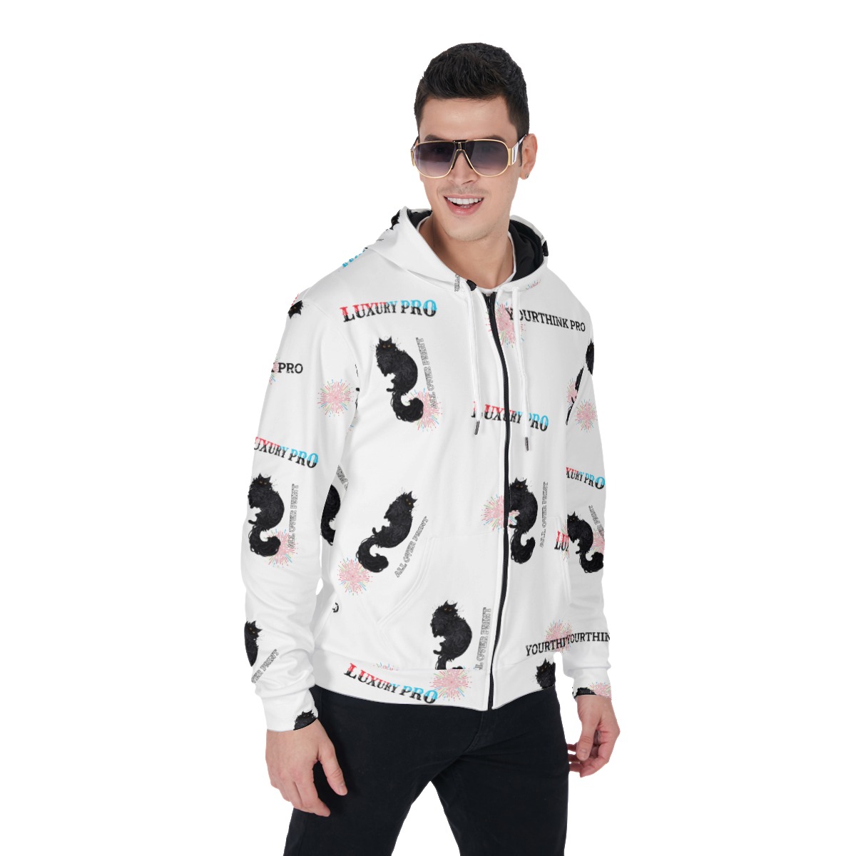 Zip Up Hoodie With Pocket