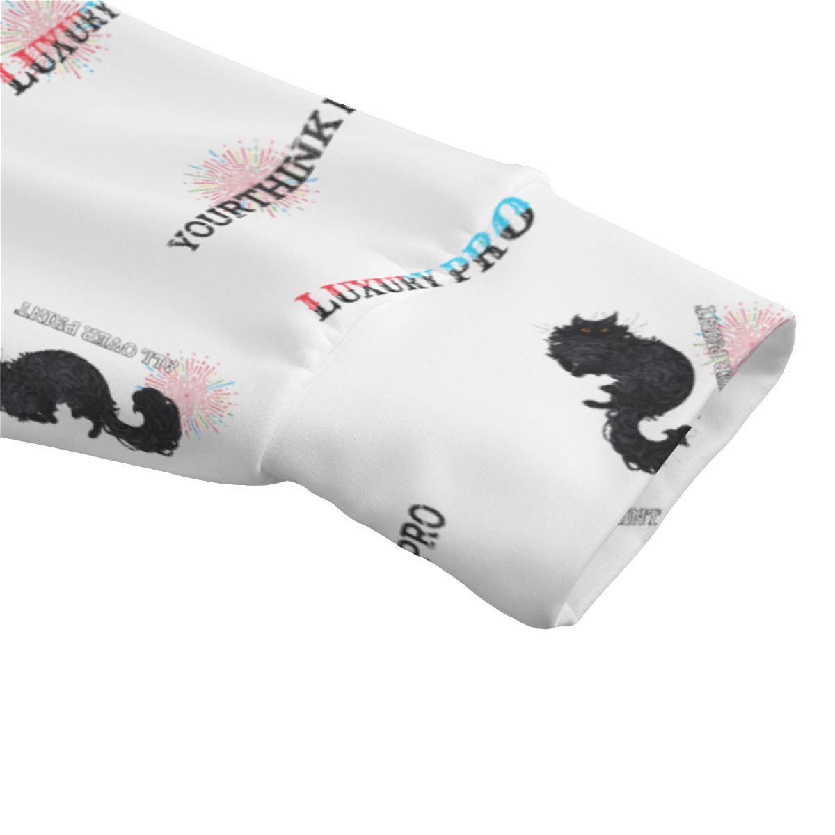 Unisex Mid-high Collar Drop Shoulder Sweatshirt