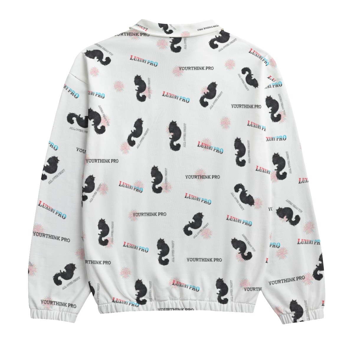 Unisex Half Zipper Stand-up Collar Sweatshirt | 310GSM Cotton