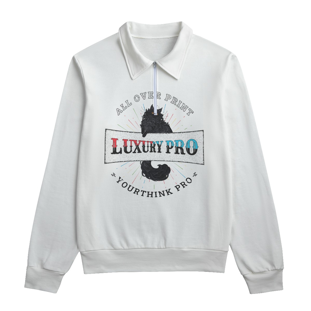 Unisex Lapel Sweatshirt | 310GSM Cotton