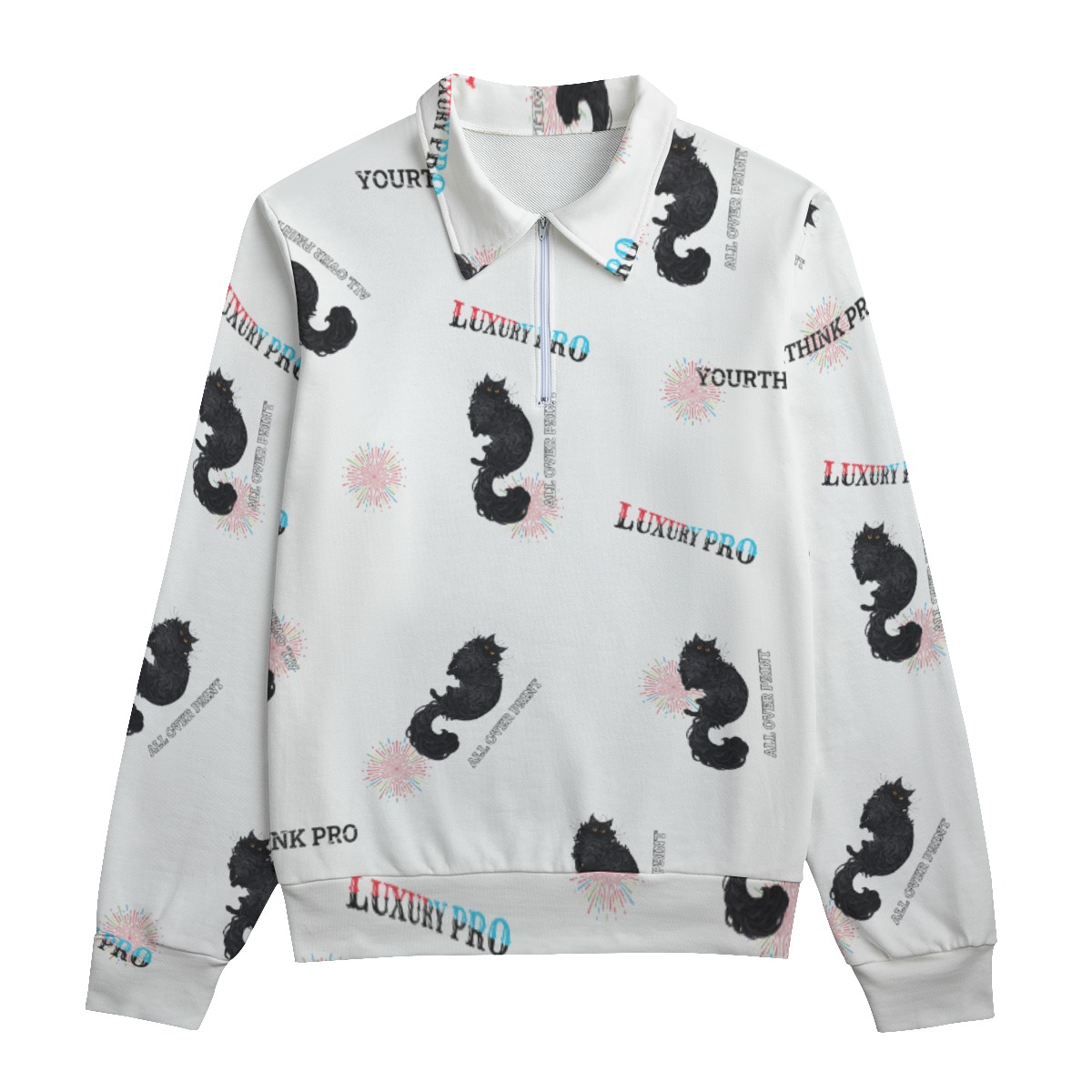 Unisex Lapel Sweatshirt | 310GSM Cotton