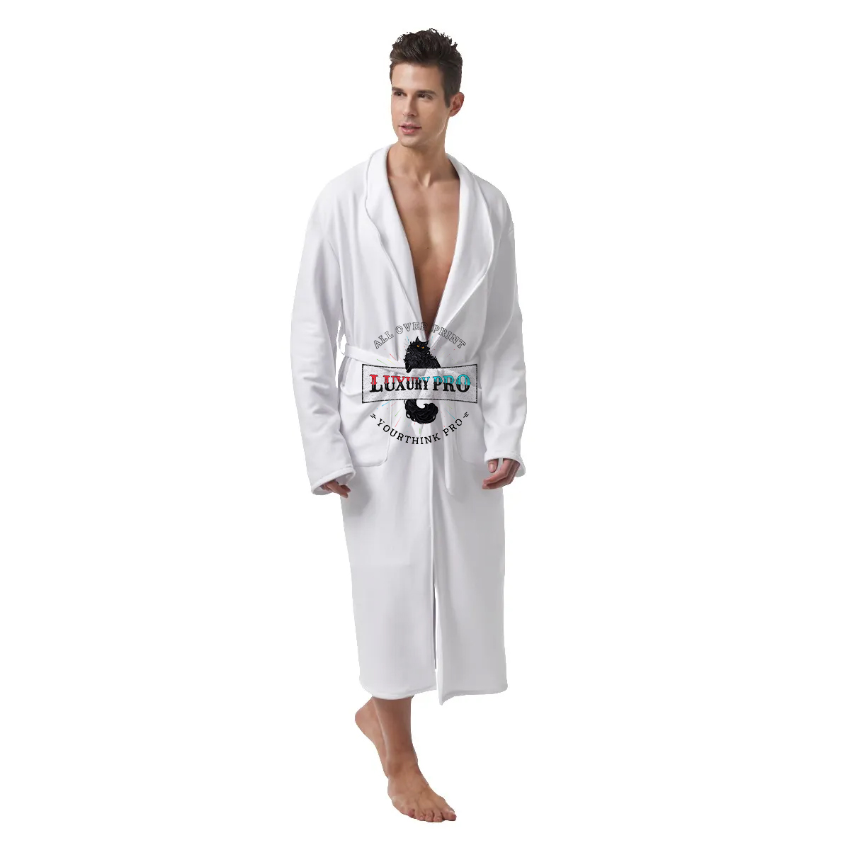 Men's Heavy Fleece Robe