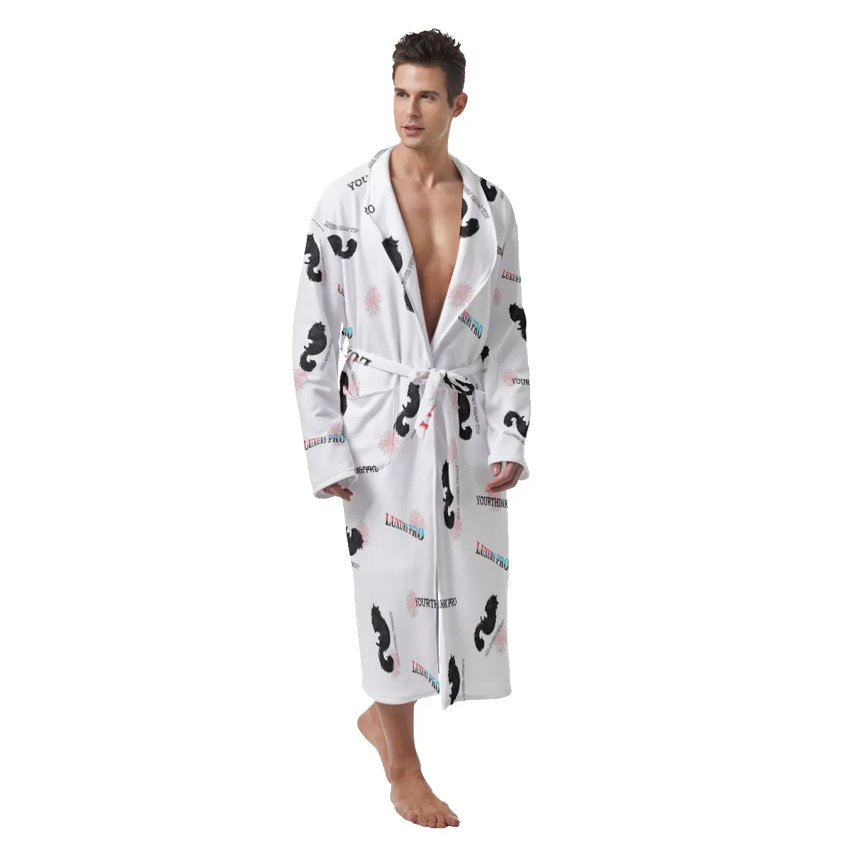 Men's Heavy Fleece Robe
