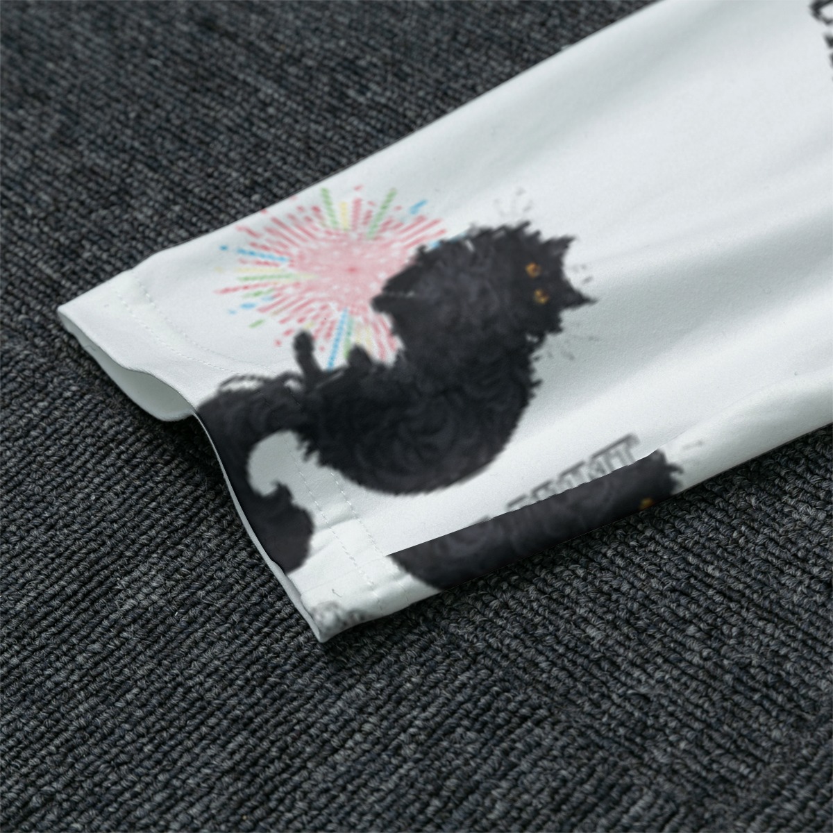  Men's Raglan Sleeve Pajamas With Wide Ankles