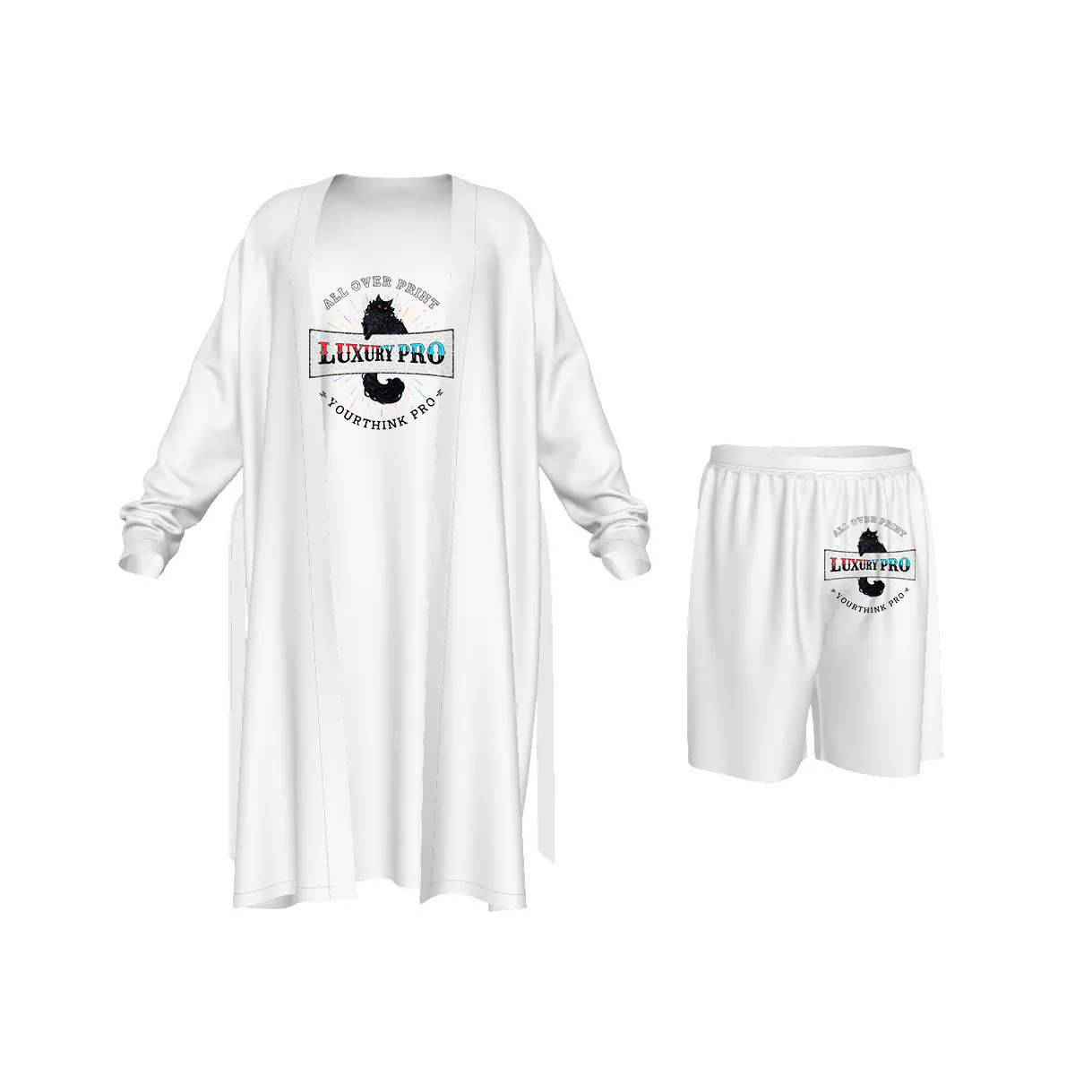 Man's Long Kimono Pajamas Suit