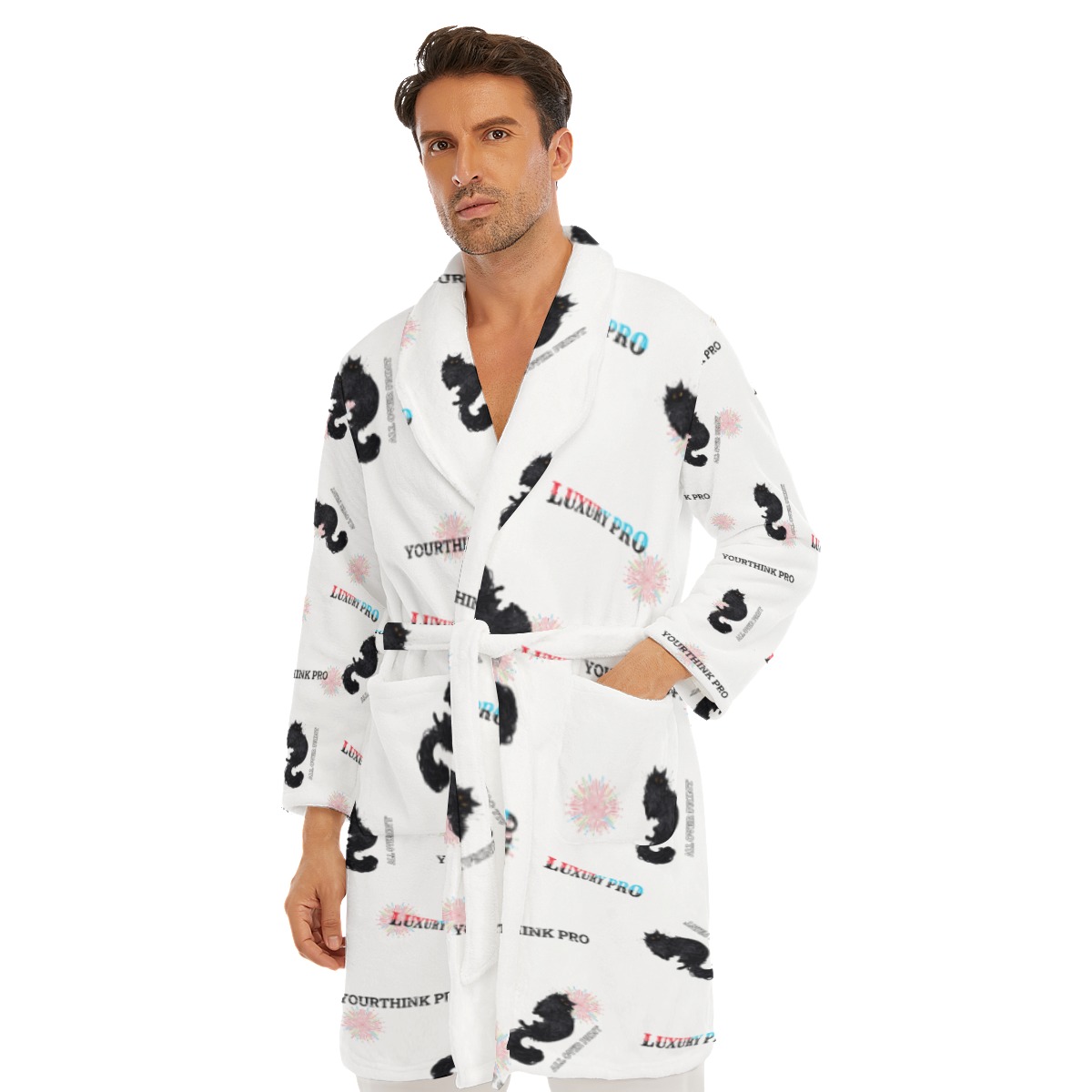 Men's Borg Fleece Robe
