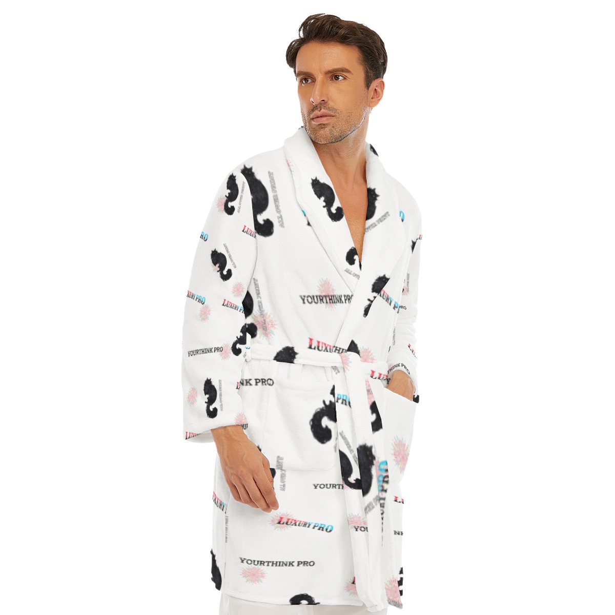Men's Borg Fleece Robe