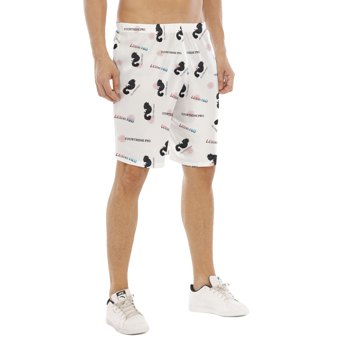 Men's Satin Short Pajama Pants