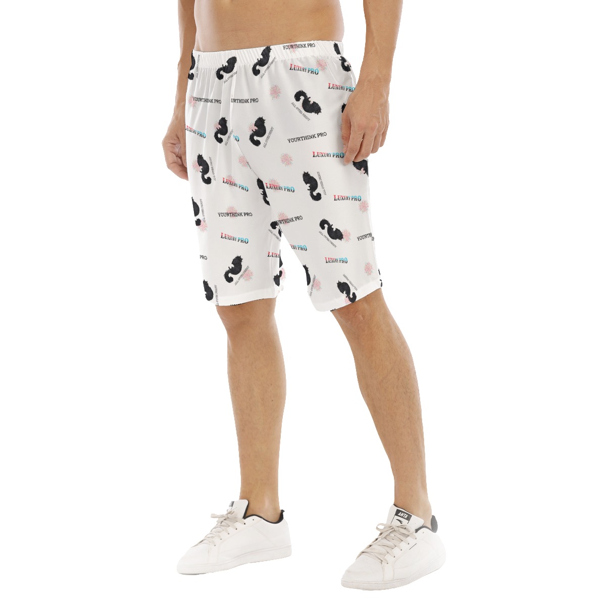 Men's Satin Short Pajama Pants