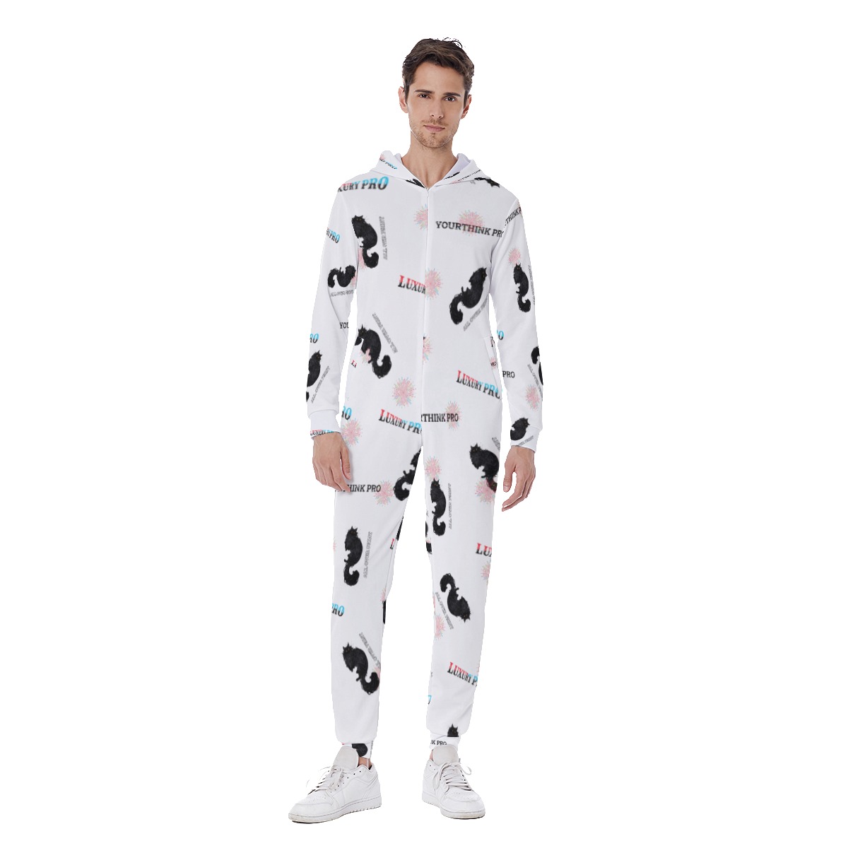 Men's Hooded Jumpsuit