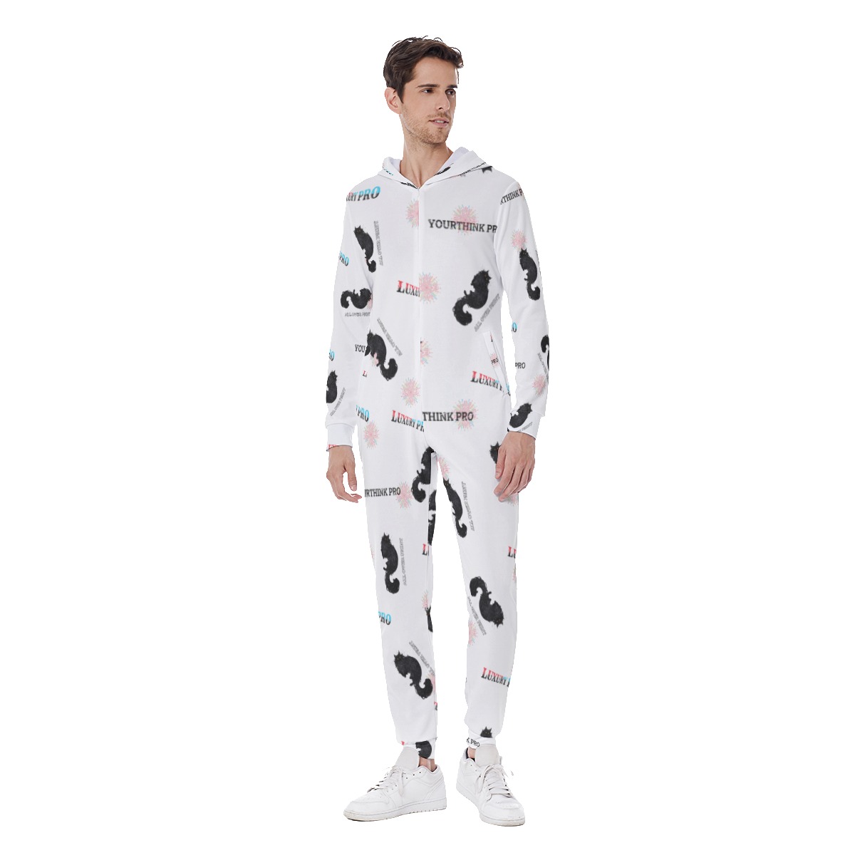 Men's Hooded Jumpsuit