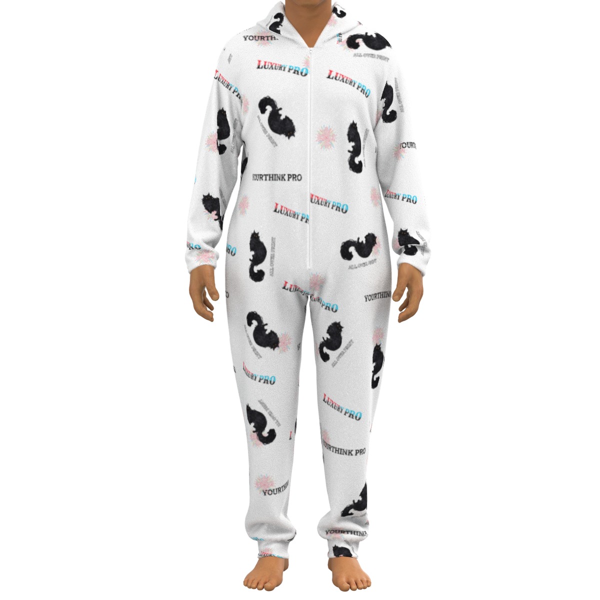 Unisex Thickened Home Jumpsuit