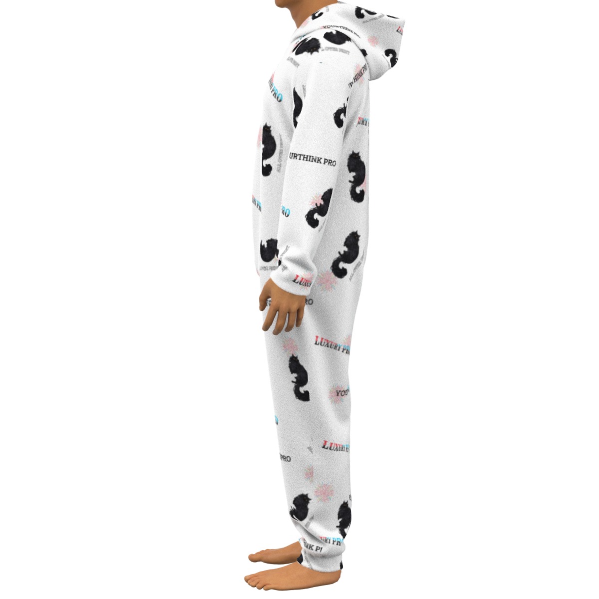 Unisex Thickened Home Jumpsuit