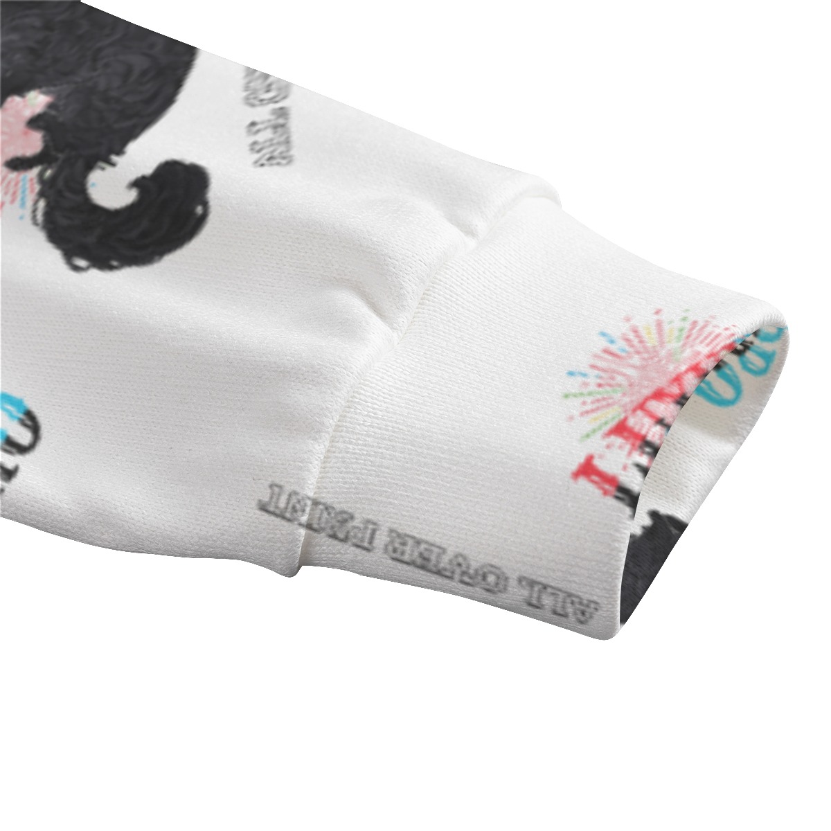 Unisex Drop-shoulder Knitted Fleece Sweater