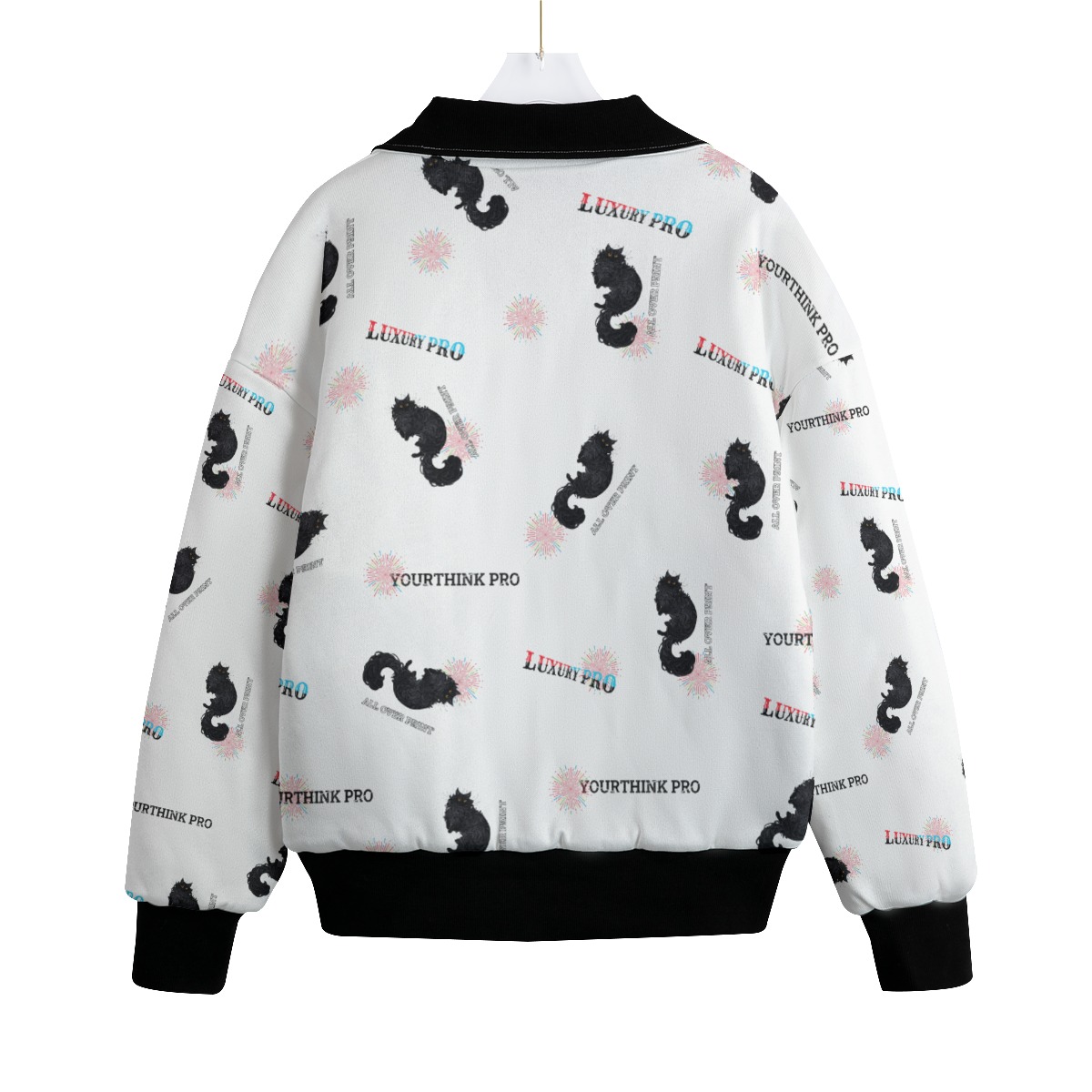 Unisex Knitted Fleece Lapel Outwear