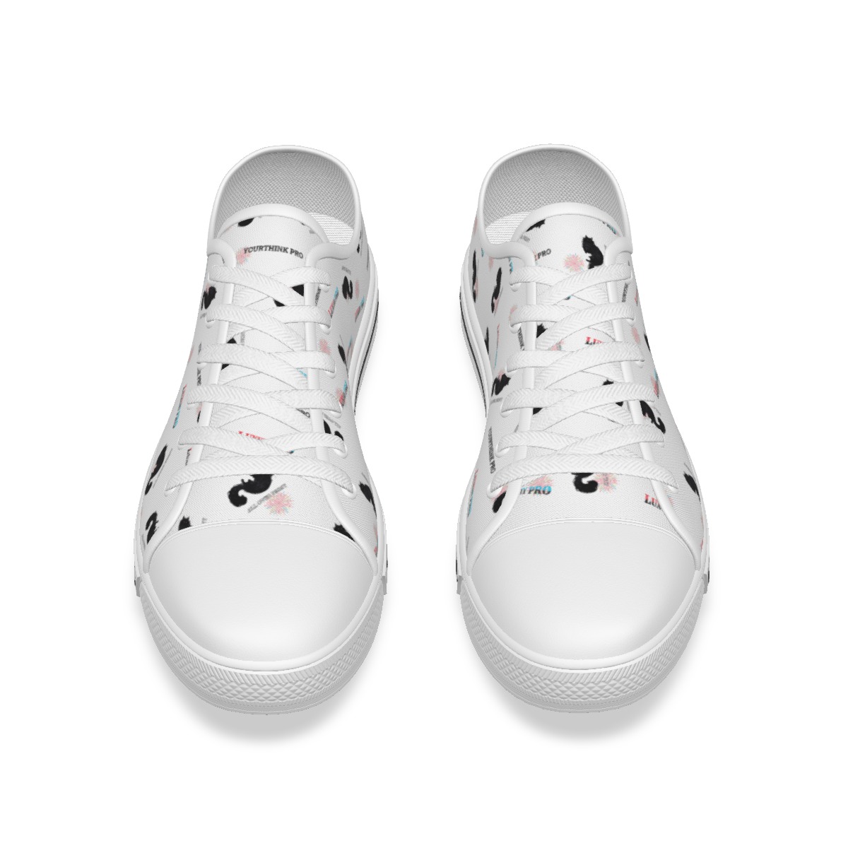 Men's White Sole Canvas Shoes