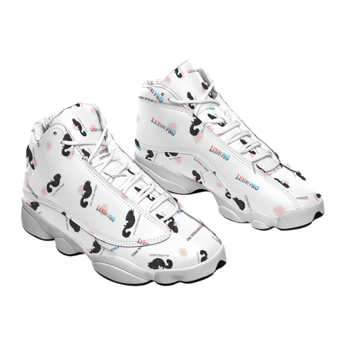 Women's Curved Basketball Shoes With Thick Soles
