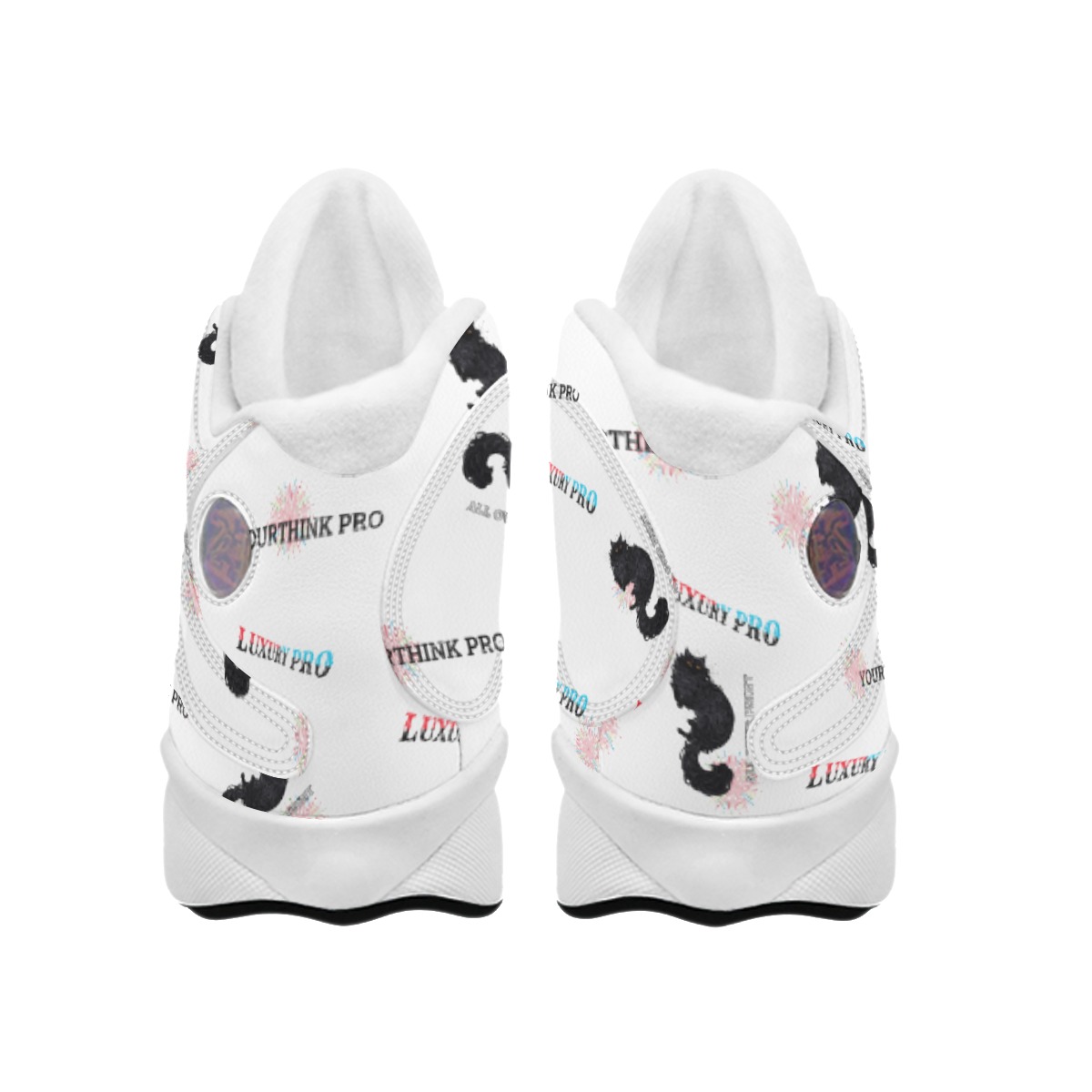 Women's Curved Basketball Shoes With Thick Soles