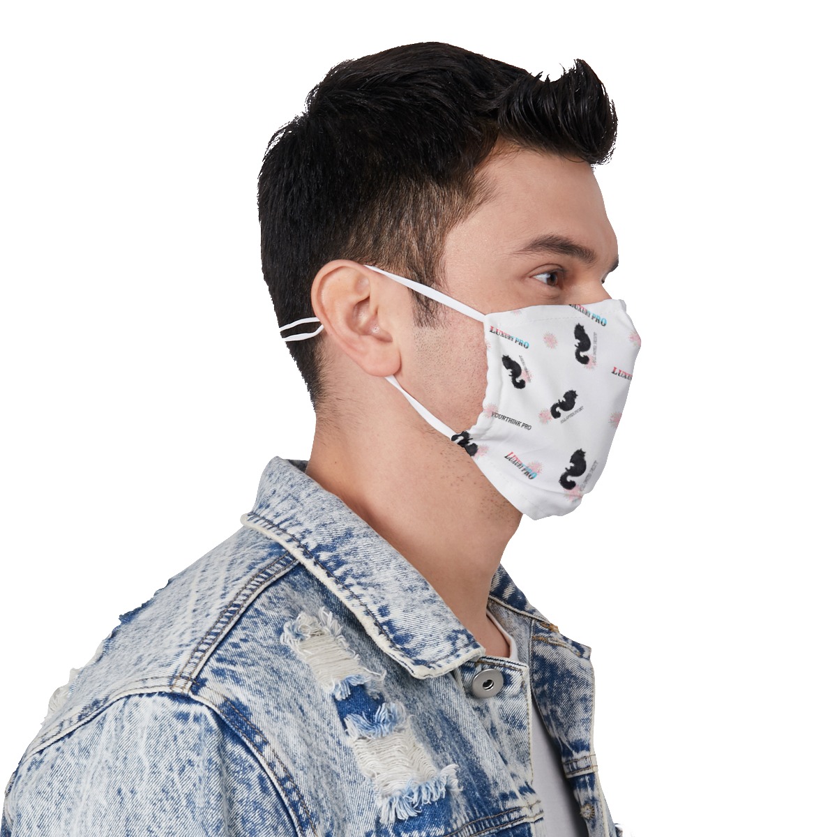 Face Mask with Adjustable Ear Loops