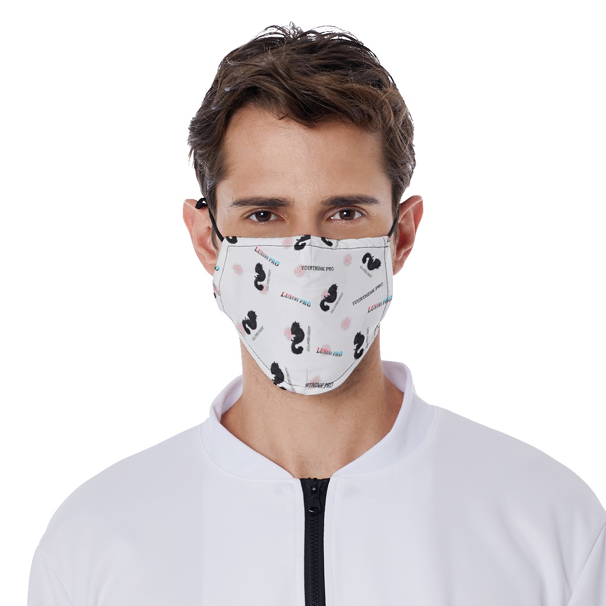 Face Mask with Adjustable Ear loops