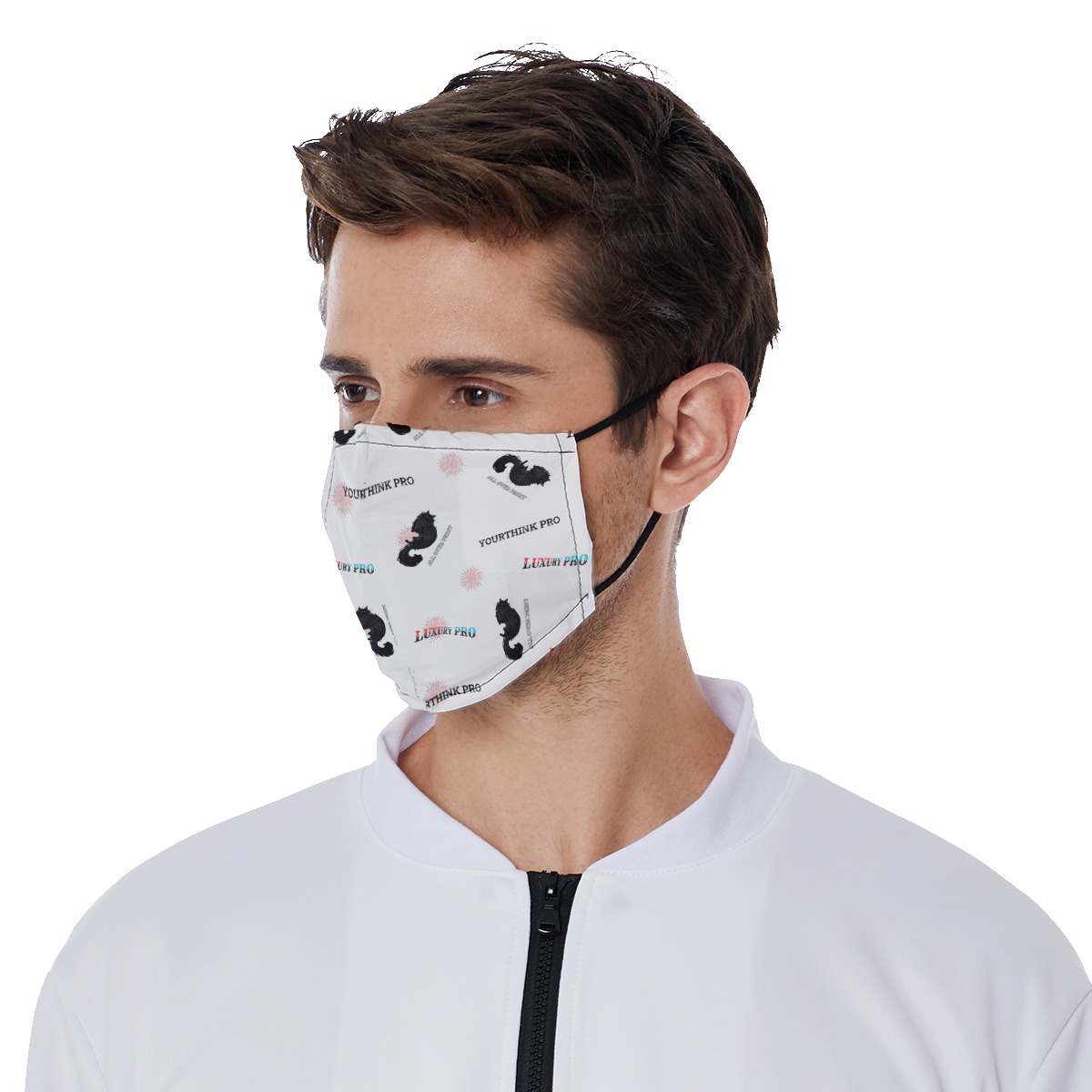 Face Mask with Adjustable Ear loops