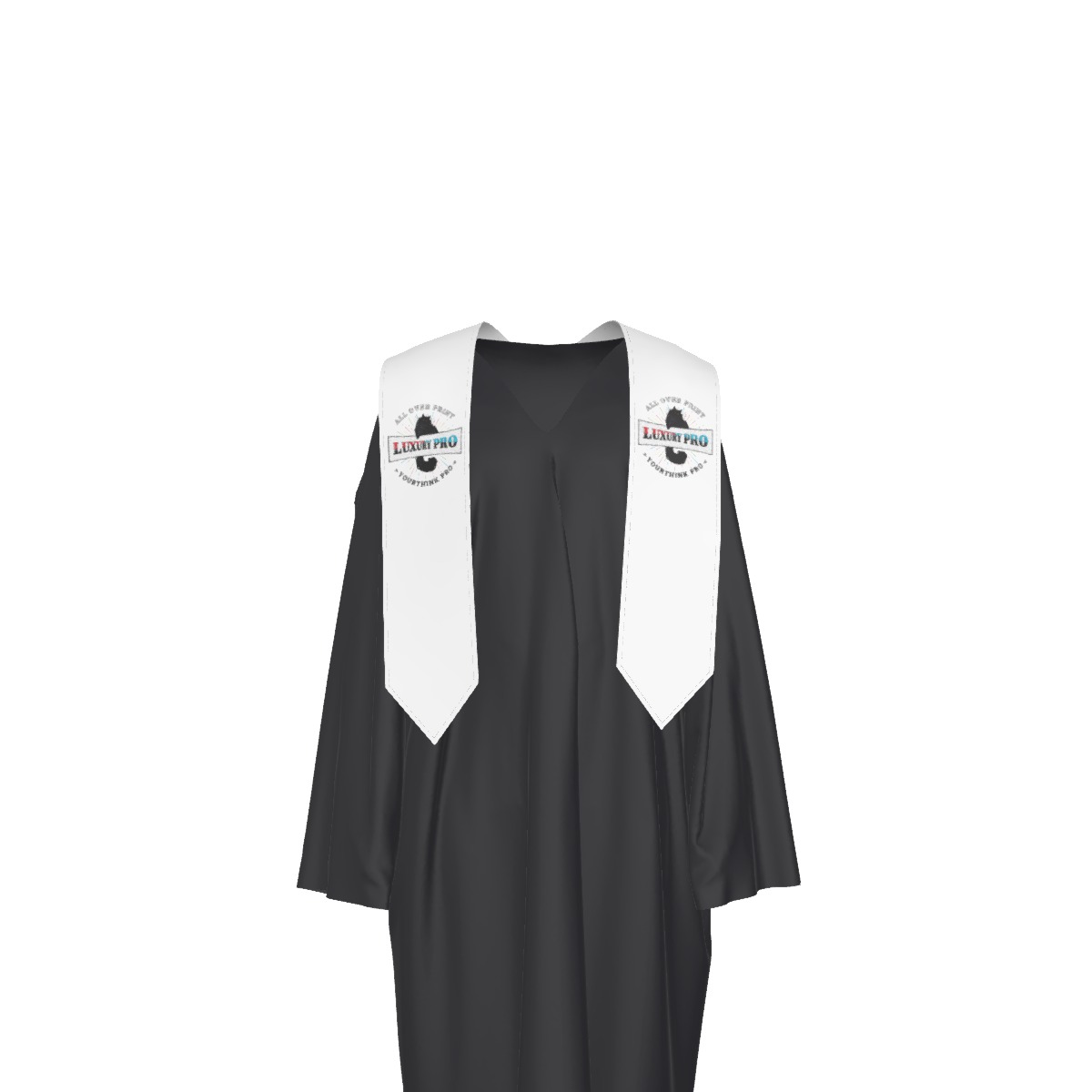 Unisex Segmented V-Shape Graduation Ribbon