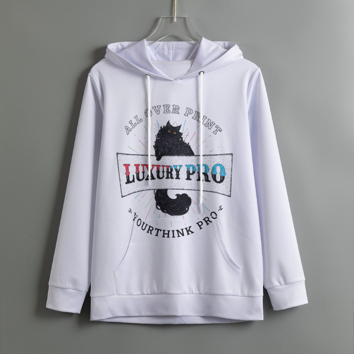 Women's Pullover Hoodie With Drawstring
