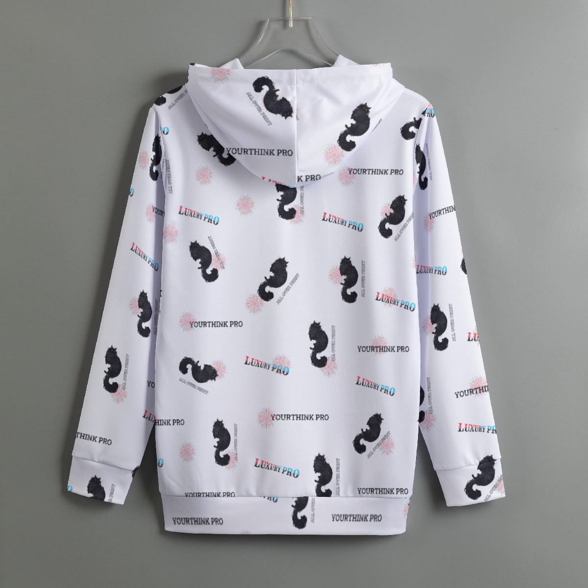 Women's Pullover Hoodie With Drawstring