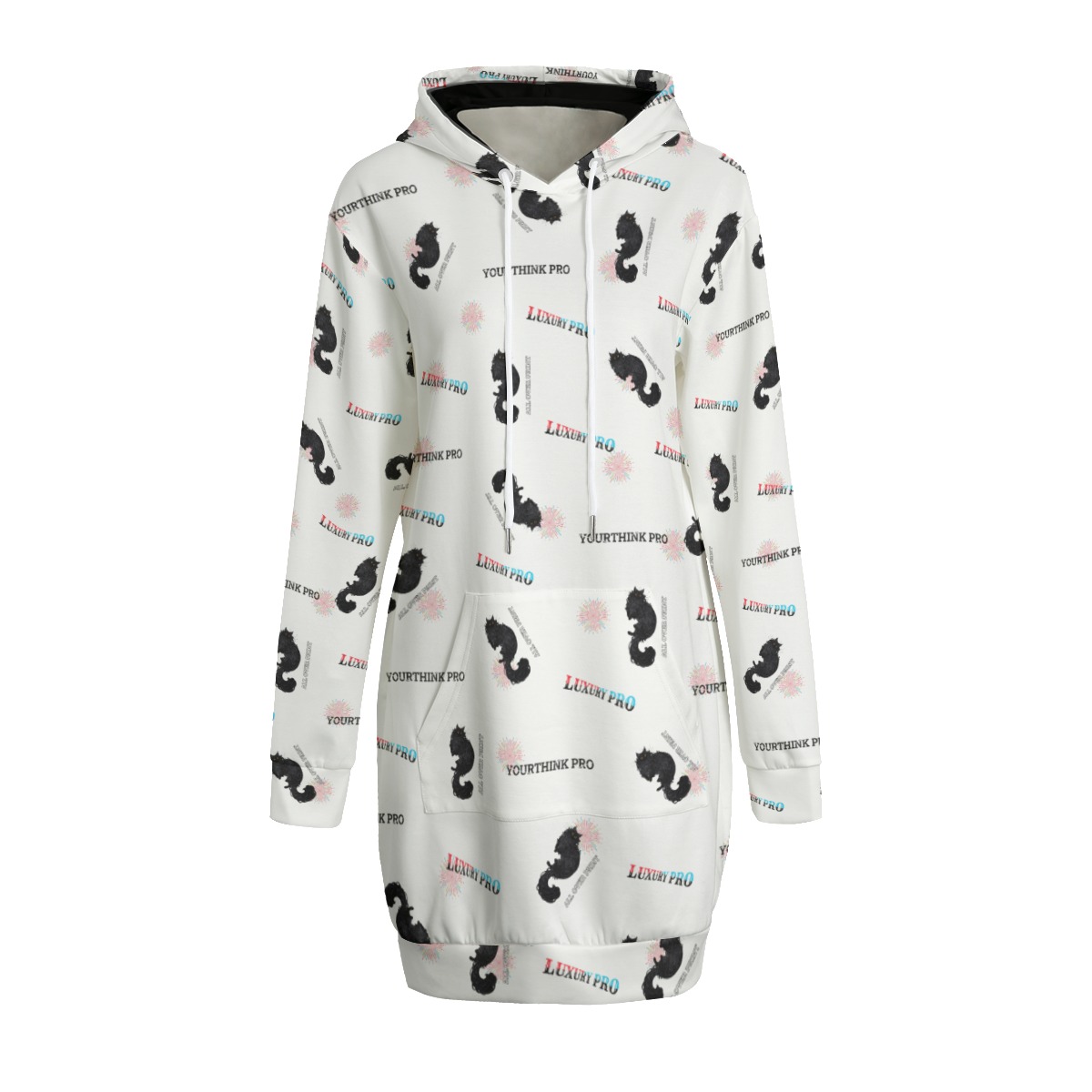 Women's Long Hoodie | Interlock