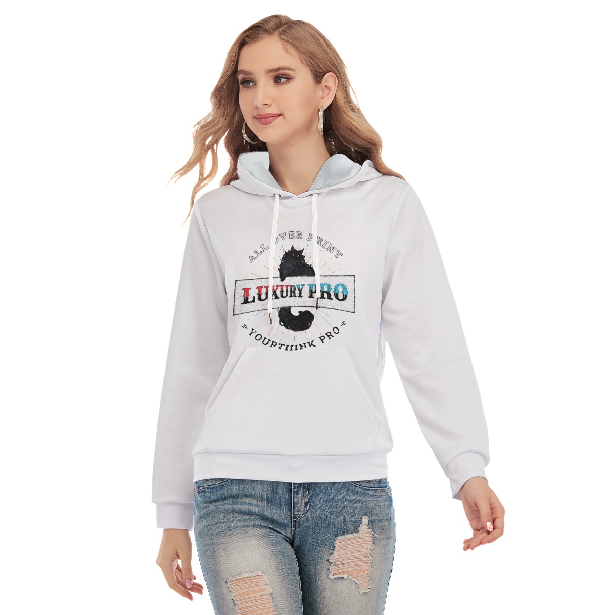 Women's Slim Pullover Hoodie