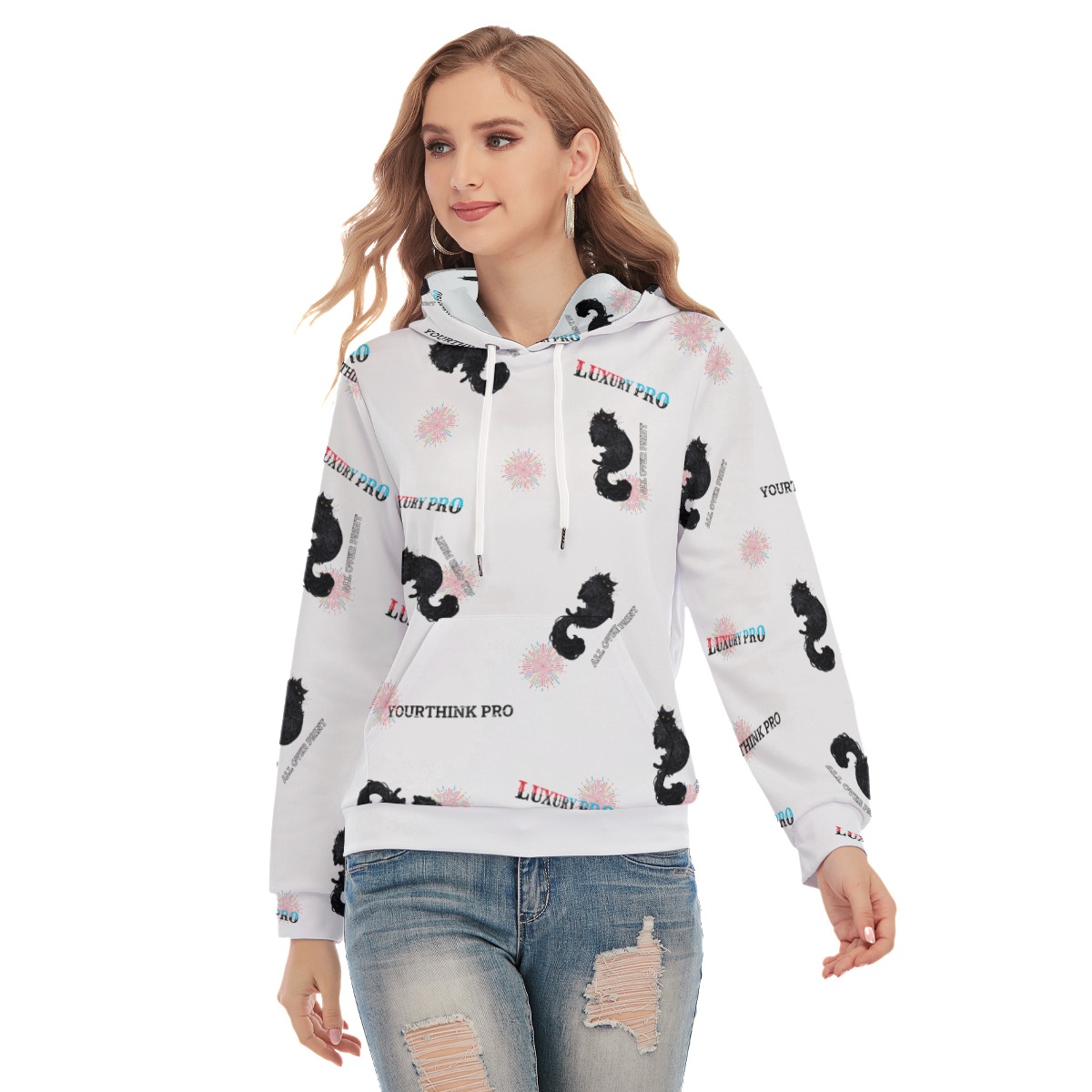 Women's Slim Pullover Hoodie