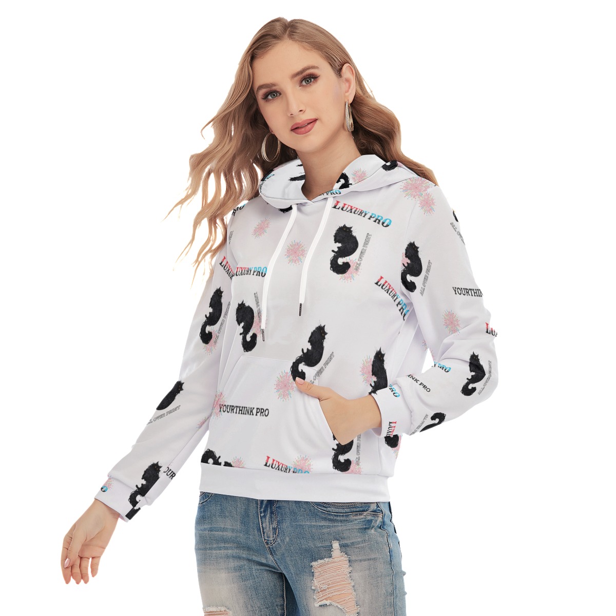 Women's Slim Pullover Hoodie