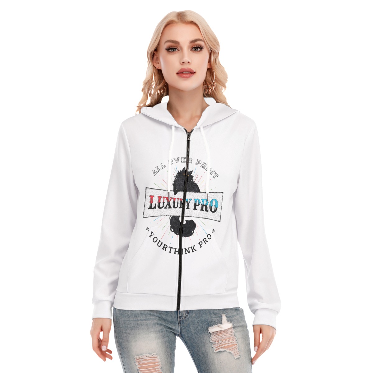 Women's Hoodie With Zipper