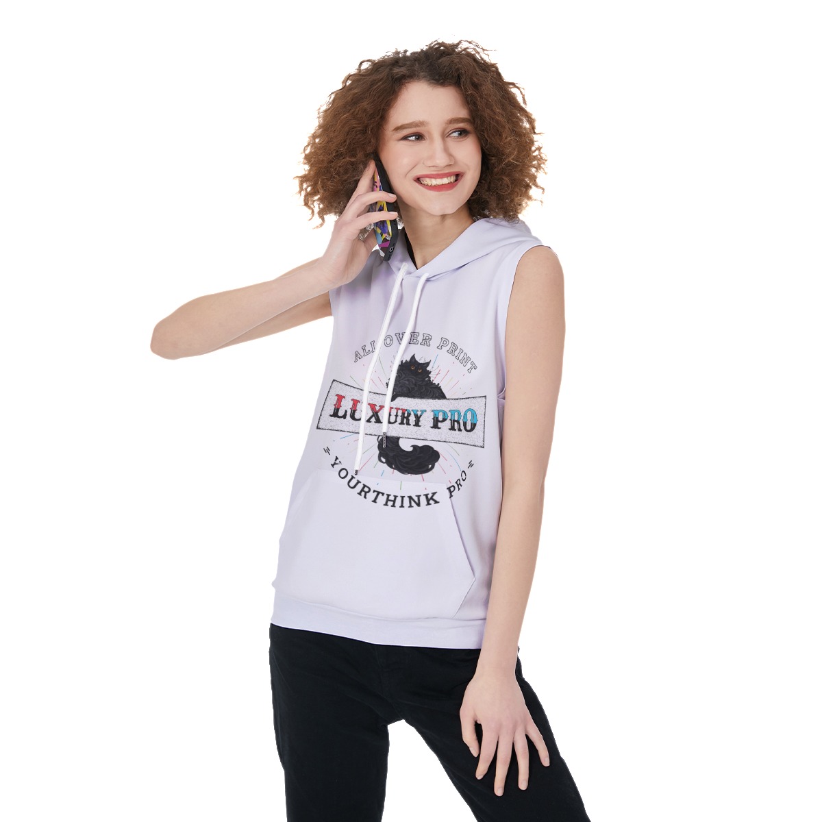 Women's Sleeveless Hoodie