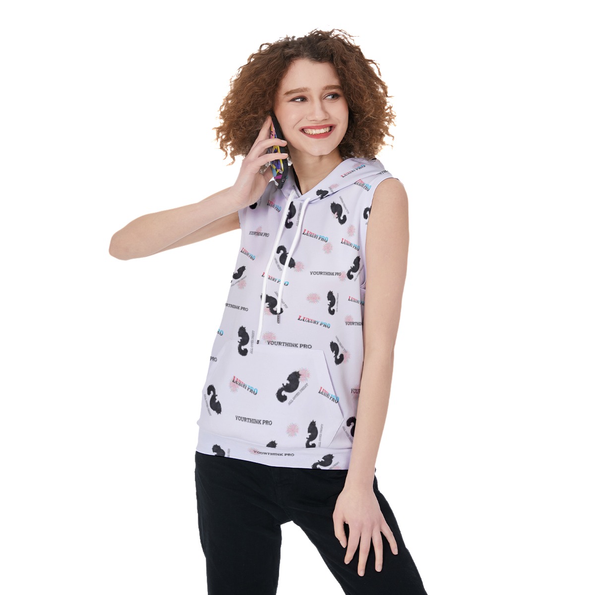 Women's Sleeveless Hoodie