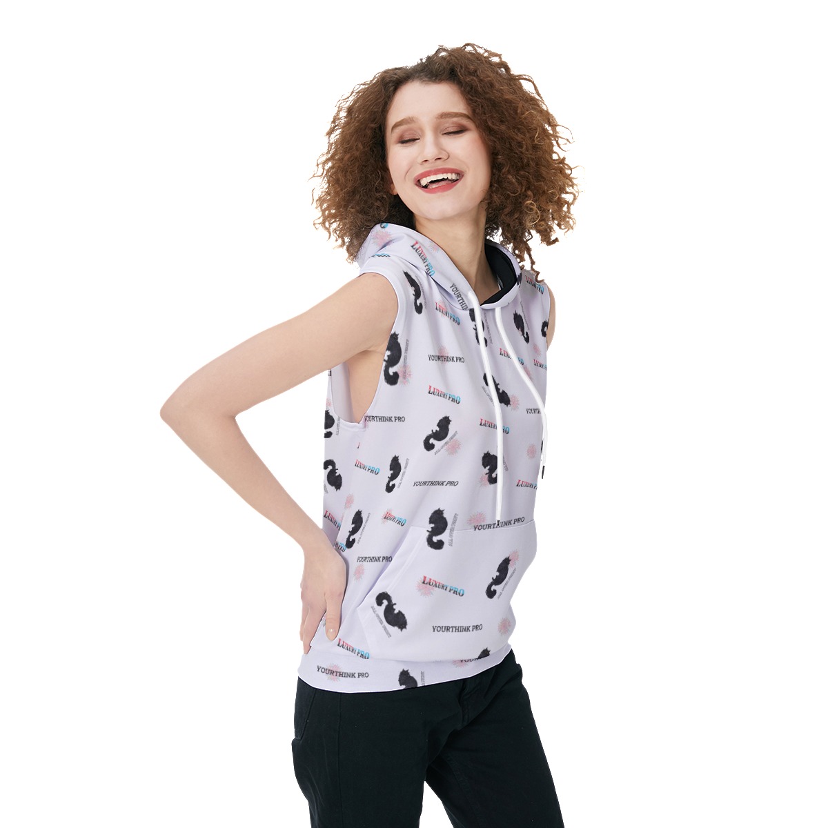 Women's Sleeveless Hoodie